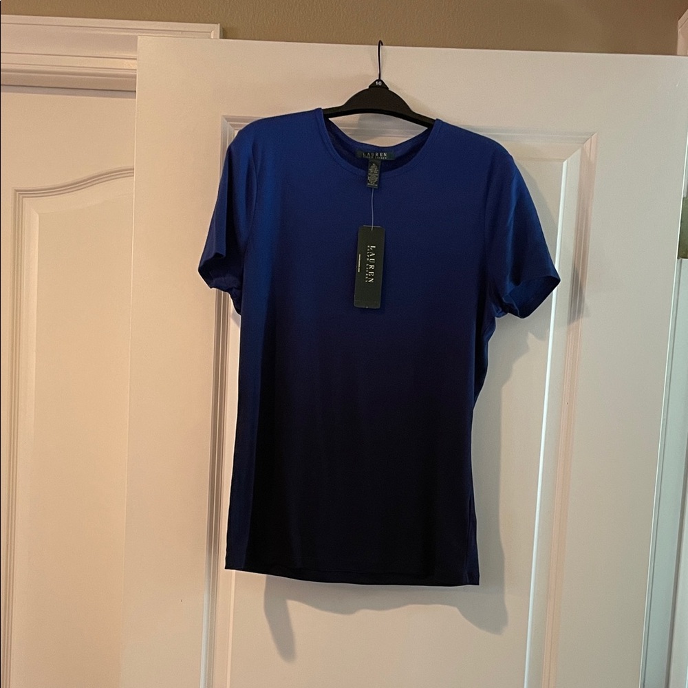 Lauren Ralph Lauren women ‘s Gradient Blue Tee